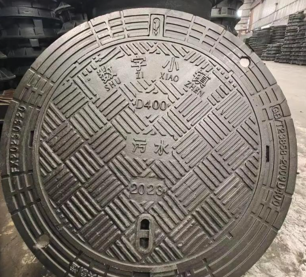 江永球墨铸铁防沉降井盖展示